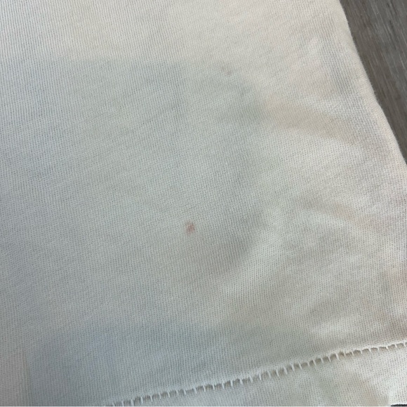 Current/Elliott Cheetah Cream Breathable Vintage Distressed T-Shirt Size 1 - Picture 5 of 5